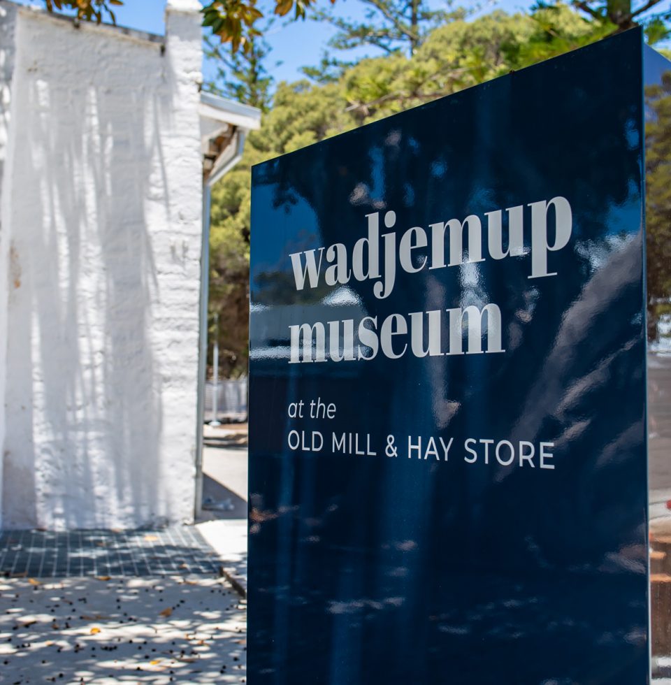 Wadjemup Museum Sign