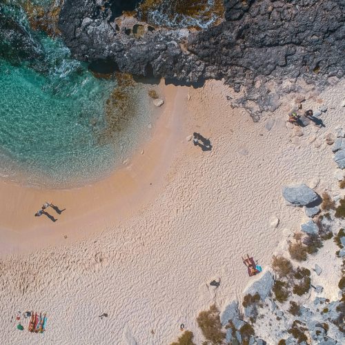 Rottnest island birds eye view